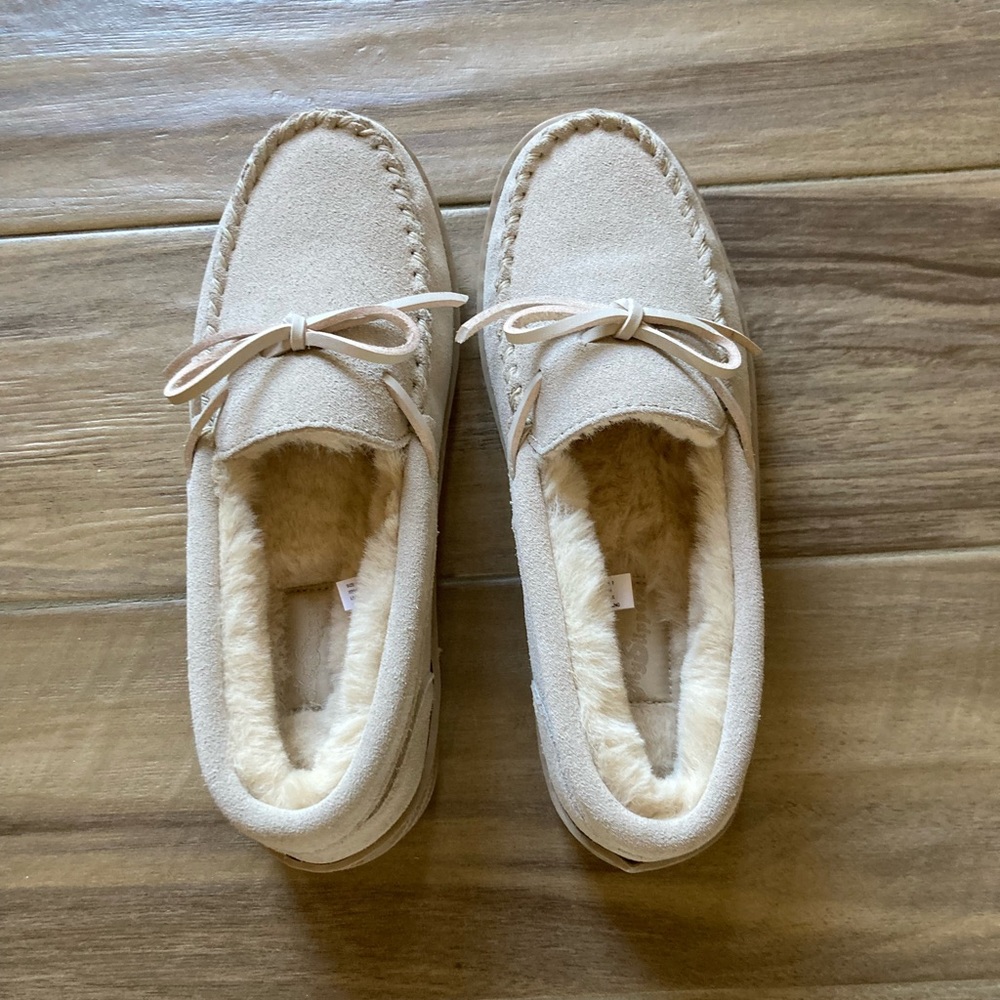 MySlippers Moccasin Women’s  Size 8. Color Beach Beige